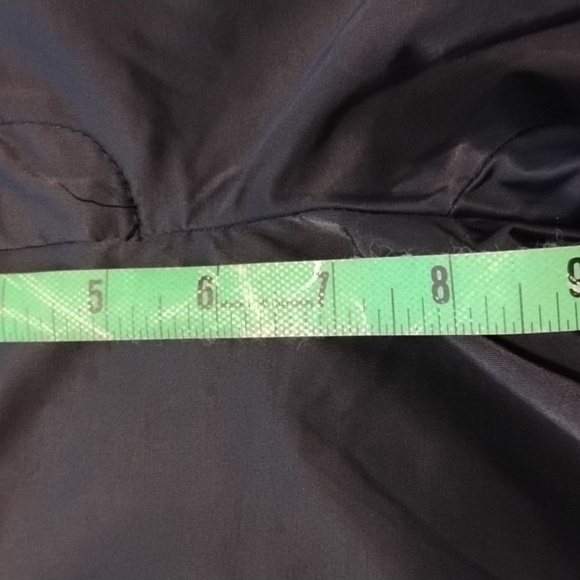 Express Jeans Women's Shiny Black Stretch Front Pocket Pants, Size: 5/6 - Picture 8 of 9